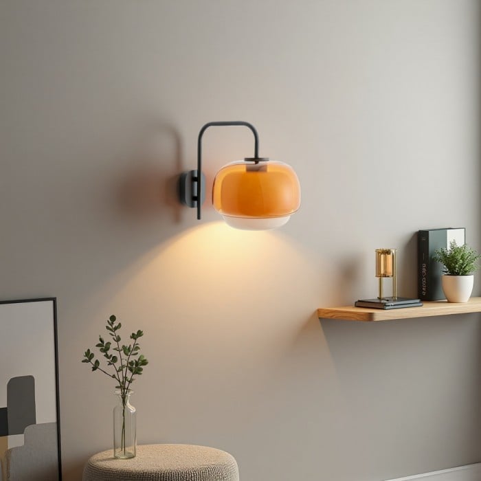 Fontaine Doppelt Glas Pilz Wandleuchte | Kaufe Eins, Erhalte Eins Aktion