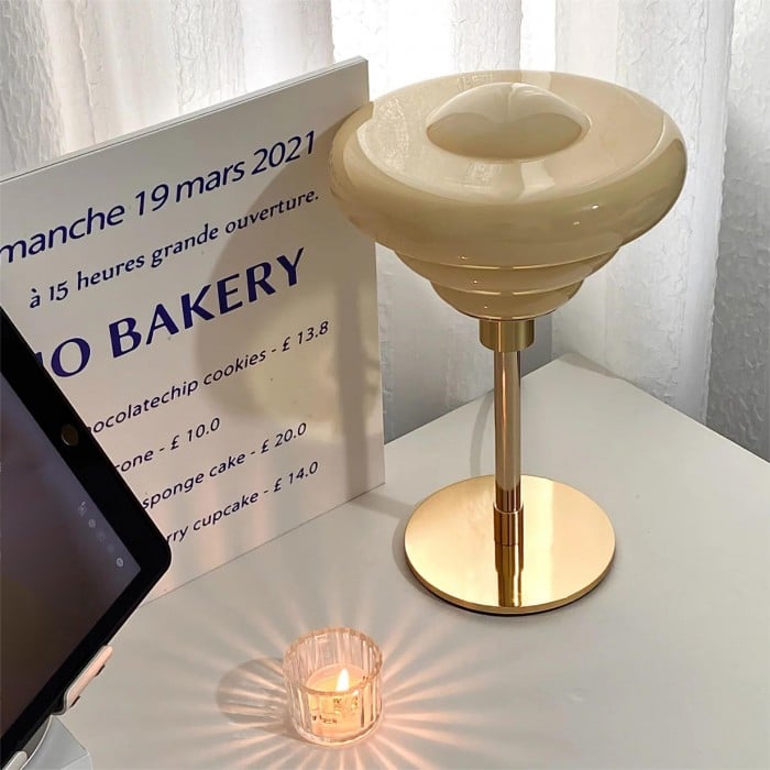 Bauhaus Eiertart Ripple Glass Table Lamp | Buy One, Get One Free