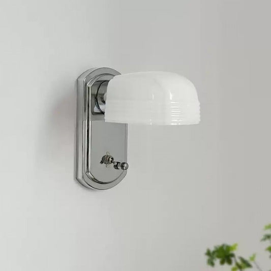 Natalia Bauhaus Weiße Glas Wandleuchte | Kaufen Sie eine, erhalten Sie eine gratis