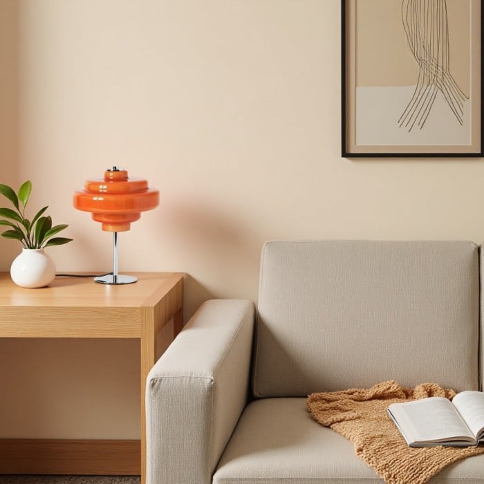 Moretti Bauhaus Mehrschichtige Glas Tischlampe | Kaufe eine, erhalte eine gratis