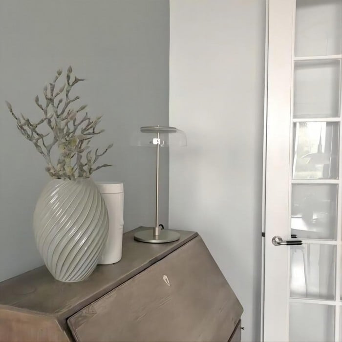 Marino Bloshi Runde Glas Tischlampe - Kaufen Sie eine, erhalten Sie eine gratis!