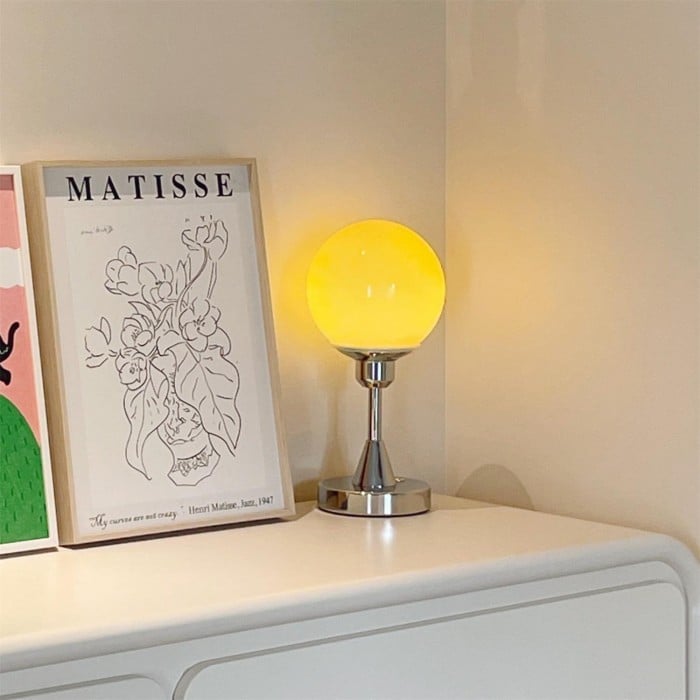 Vitale Bauhaus Candy Ball Glas Tischlampe - Kaufen Sie eine und erhalten Sie eine gratis!