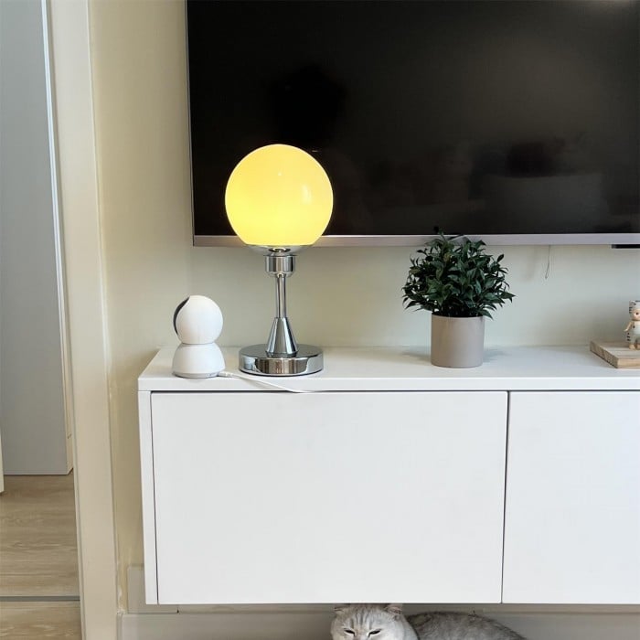 Vitale Bauhaus Candy Ball Glas Tischlampe - Kaufen Sie eine und erhalten Sie eine gratis!