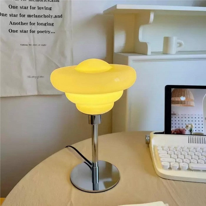 Bauhaus Eiertart Ripple Glass Table Lamp | Buy One, Get One Free