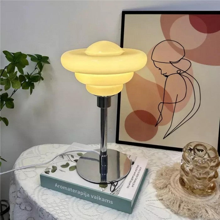 Bauhaus Eiertart Ripple Glass Table Lamp | Buy One, Get One Free