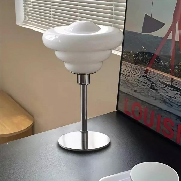 Bauhaus Eiertart Ripple Glass Table Lamp | Buy One, Get One Free