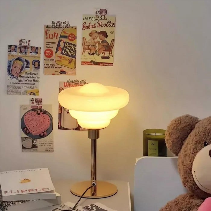 Bauhaus Eiertart Ripple Glass Table Lamp | Buy One, Get One Free