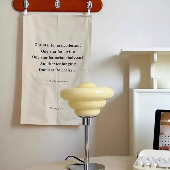 Bauhaus Eiertart Ripple Glass Table Lamp | Buy One, Get One Free