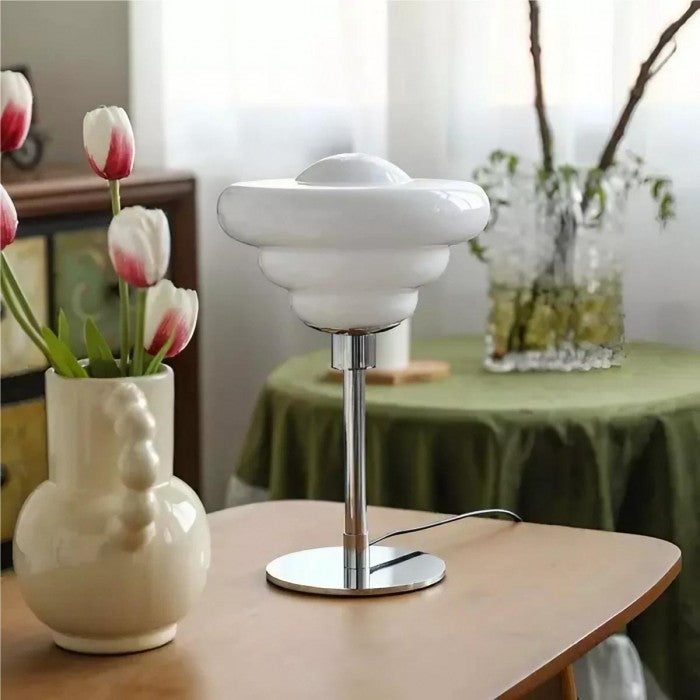 Bauhaus Eiertart Ripple Glass Table Lamp | Buy One, Get One Free