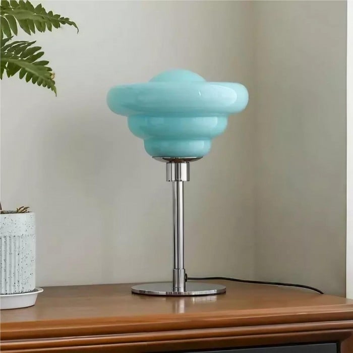 Bauhaus Eiertart Ripple Glass Table Lamp | Buy One, Get One Free