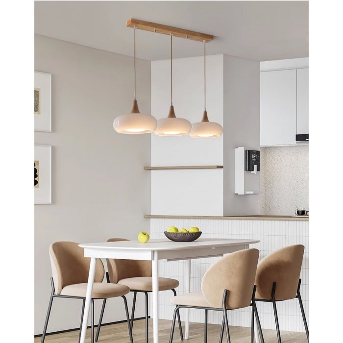 Violetta Bauhaus-Style Orange Disc Pendant Light | Buy One, Get One Free