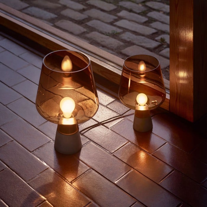 Raymund Industrielle Glas Tischlampe - Kaufen Sie eine, erhalten Sie eine gratis!