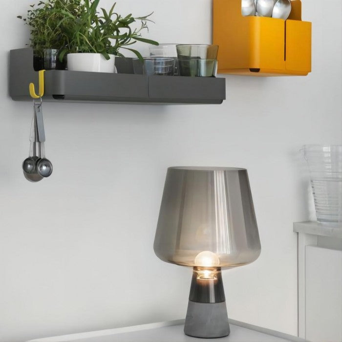 Raymund Industrielle Glas Tischlampe - Kaufen Sie eine, erhalten Sie eine gratis!