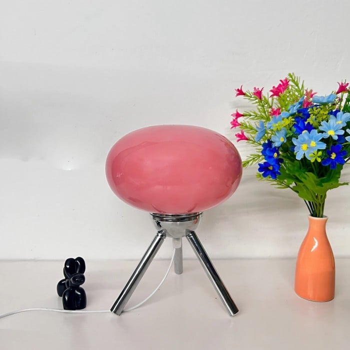 Juliette Bauhaus Glas Dreibein Tischlampe - Kaufen Sie eine, erhalten Sie eine gratis!