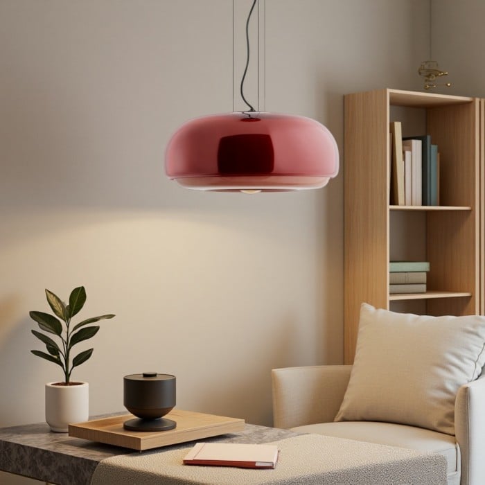 Rossi Macaron Buntglas Pendelleuchte | Kaufen Sie eine, erhalten Sie eine gratis!