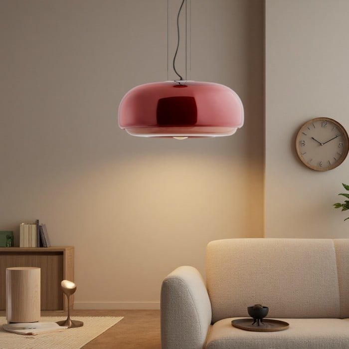 Rossi Macaron Buntglas Pendelleuchte | Kaufen Sie eine, erhalten Sie eine gratis!