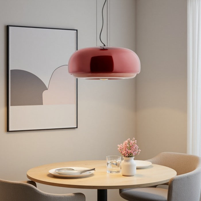 Rossi Macaron Buntglas Pendelleuchte | Kaufen Sie eine, erhalten Sie eine gratis!