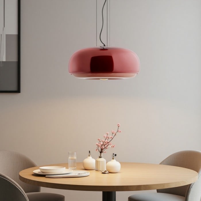 Rossi Macaron Buntglas Pendelleuchte | Kaufen Sie eine, erhalten Sie eine gratis!