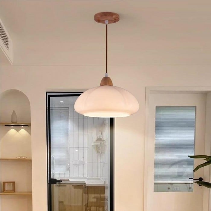 Emilio Vintage Orange Glass Pendant Light | Buy One, Get One Free Offer