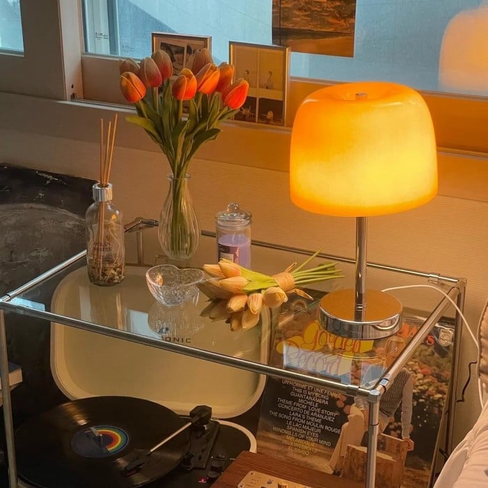 Eleonora Bauhaus Lollipop Glas Tischlampe - Kaufen Sie eine, erhalten Sie eine gratis!